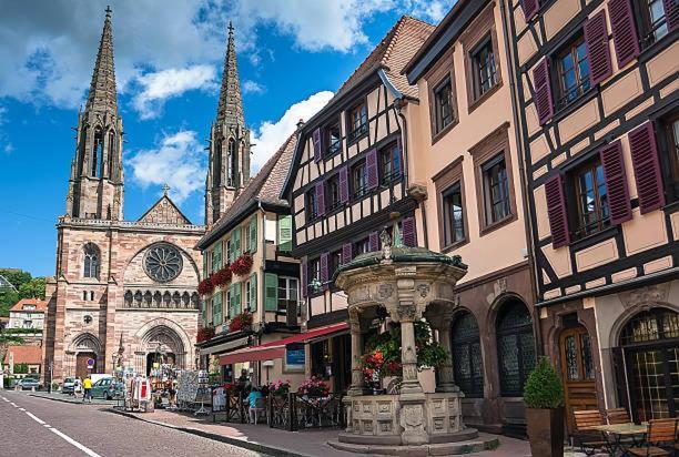La Grange 1578 - Maison 4 Etoiles - Centre Ville - Commerce A Proximite Obernai Eksteriør bilde